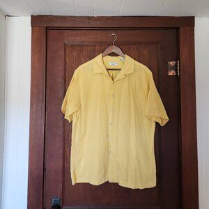 Covington Yellow Cotton Button Down